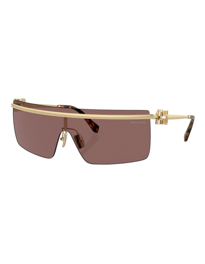MU 50ZS Sunglasses in Gold