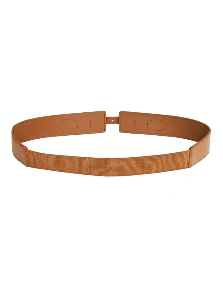 London Fog Brown Leather Belt