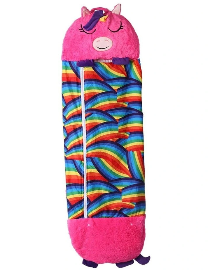 Unicorn Pillow Stuffed Sleeping Bag 180cm L in Red