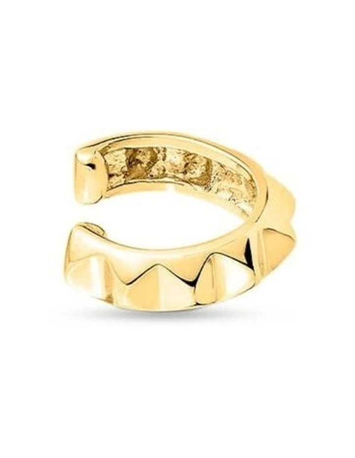 Honeycomb Ear Cuff in Gold