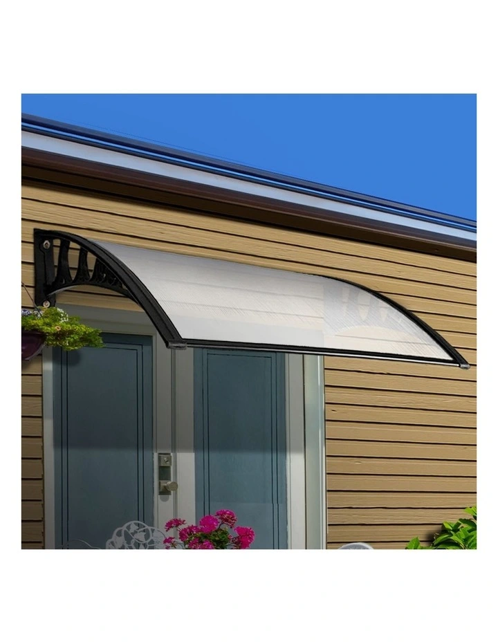Window DIY Door Awning Door Canopy Patio UV Sun Shield 1mx4m