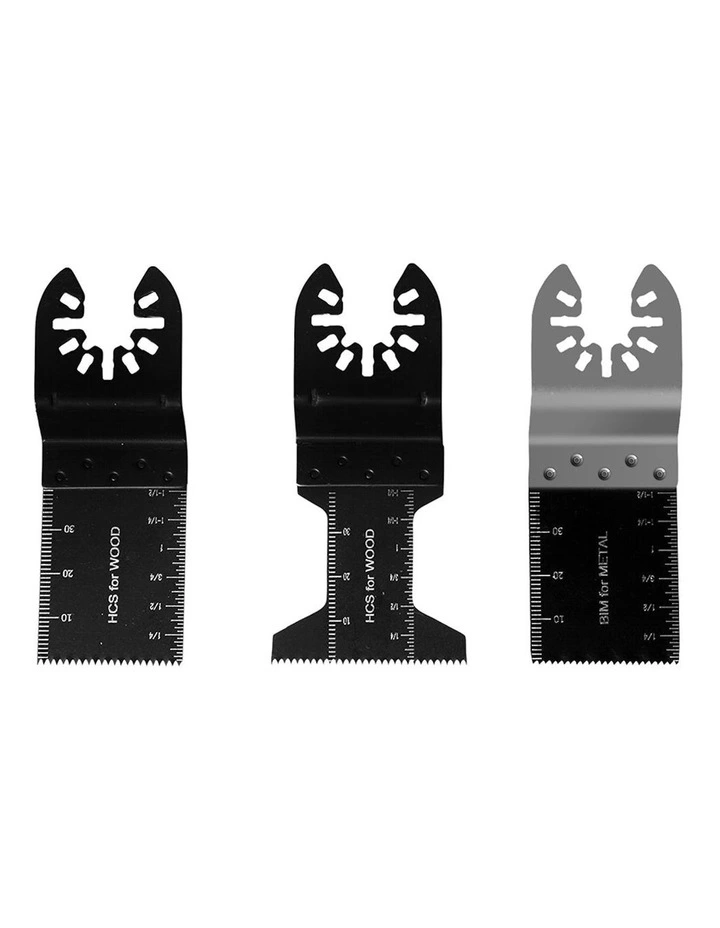 Oscillating Multi Tool Saw Blades 20 Pieces in Black