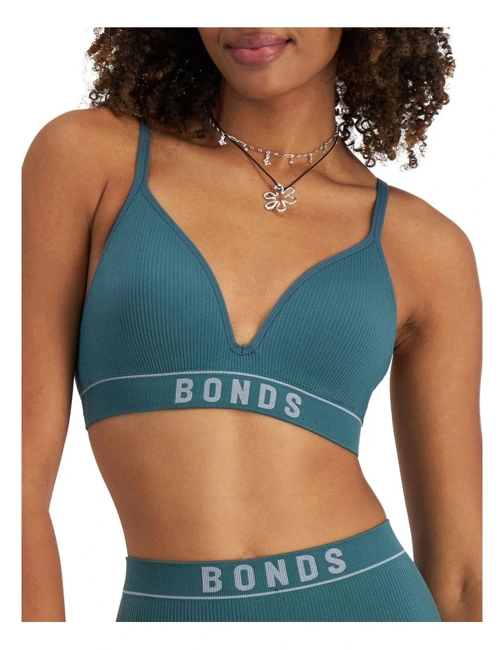 Retro Rib Wirefree Tee Bra in Ess Avant Garden