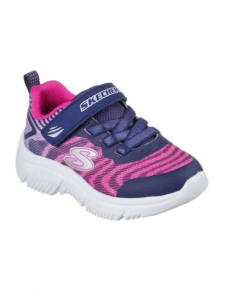 Go Run 650 Fierce Flash Infant Sneakers in Navy/Pink