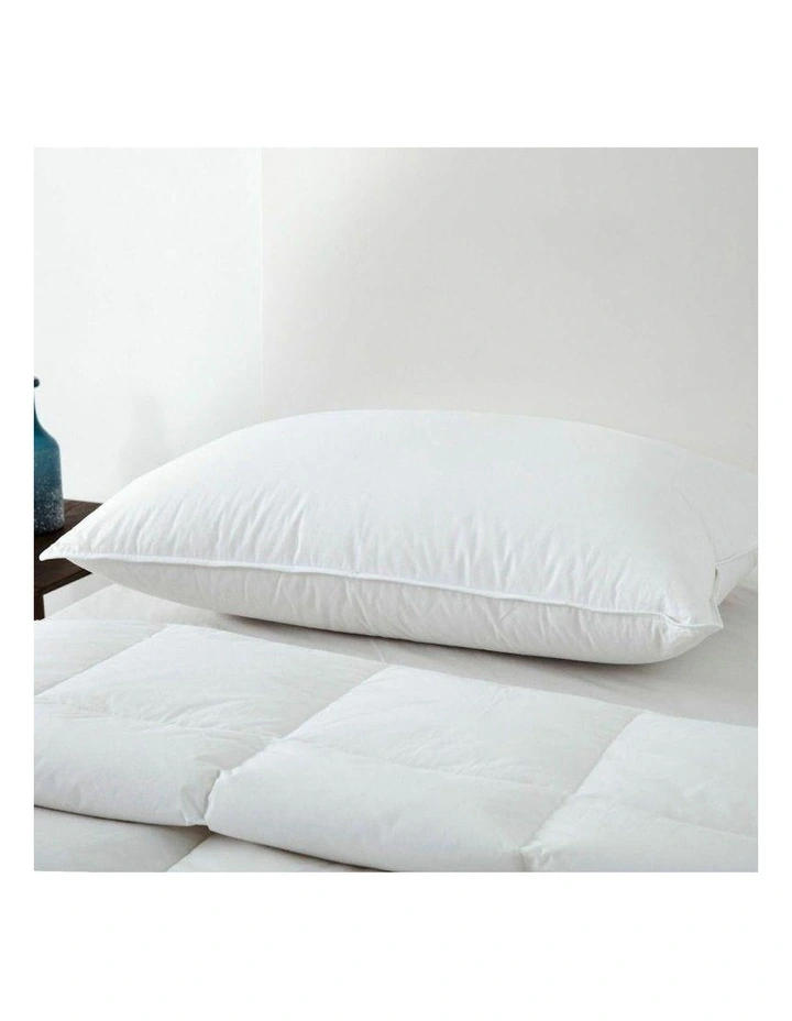 Luxury 50/50 Duck Down And Feather Pillow 48 x 73 cm in White