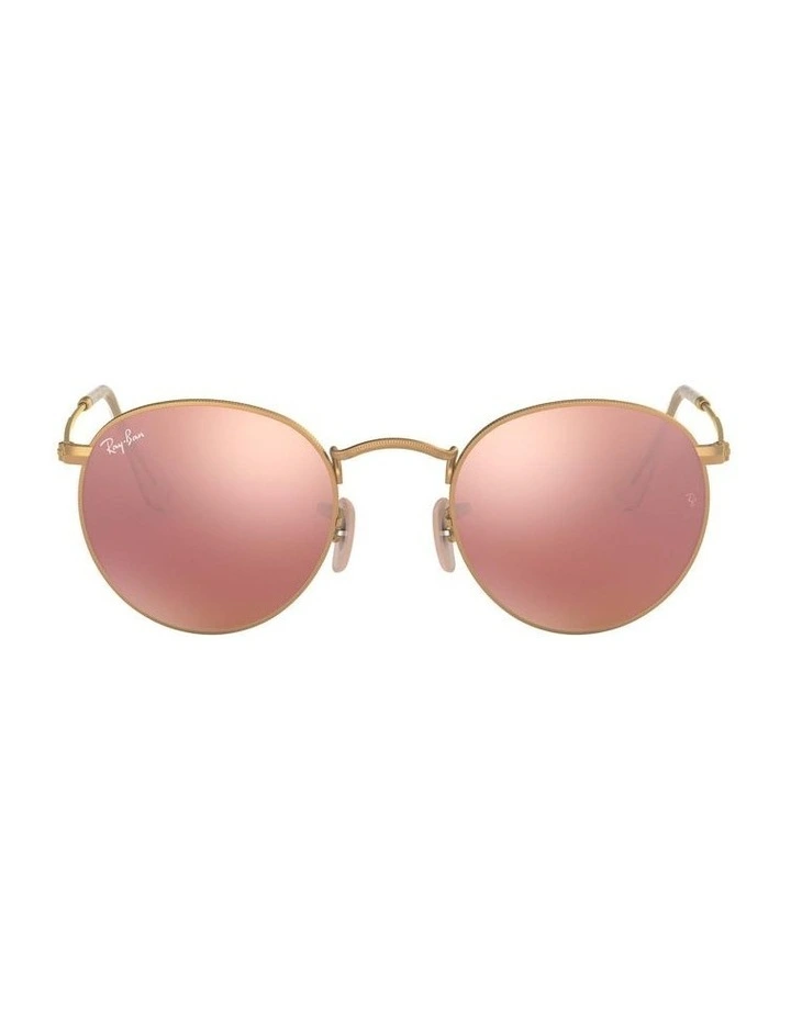 Round Gold RB3447 Sunglasses