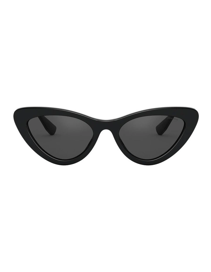MU 01VS Core Collection Black Sunglasses