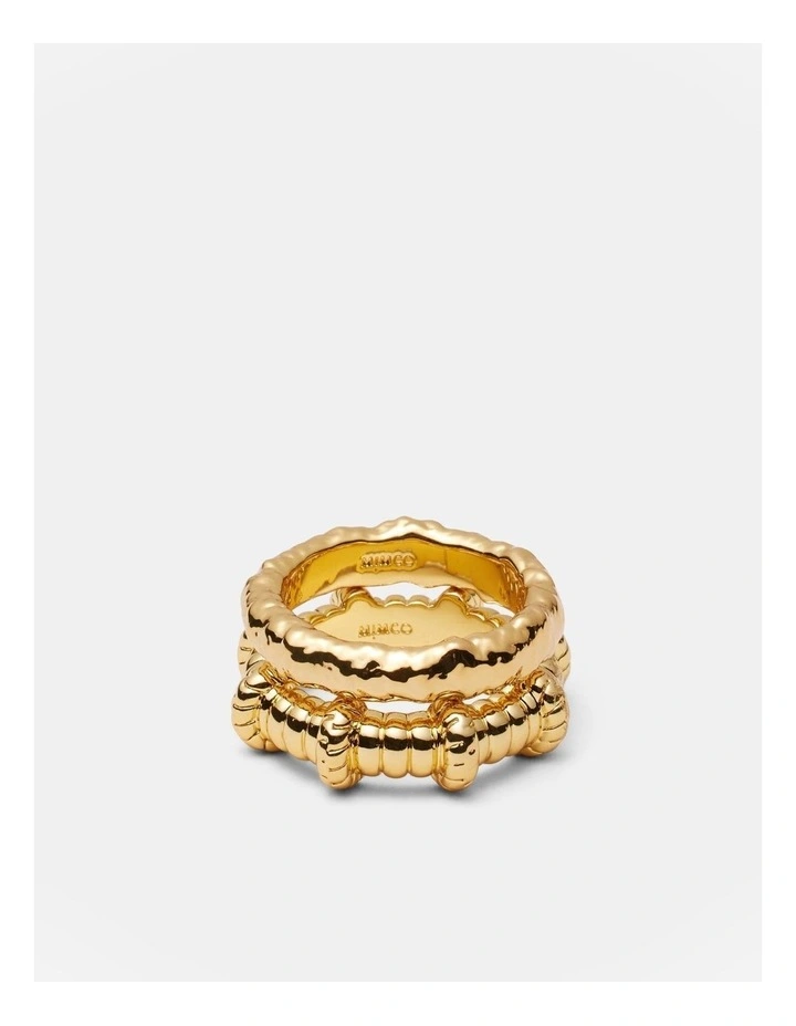 Serenno Ring Set in Gold