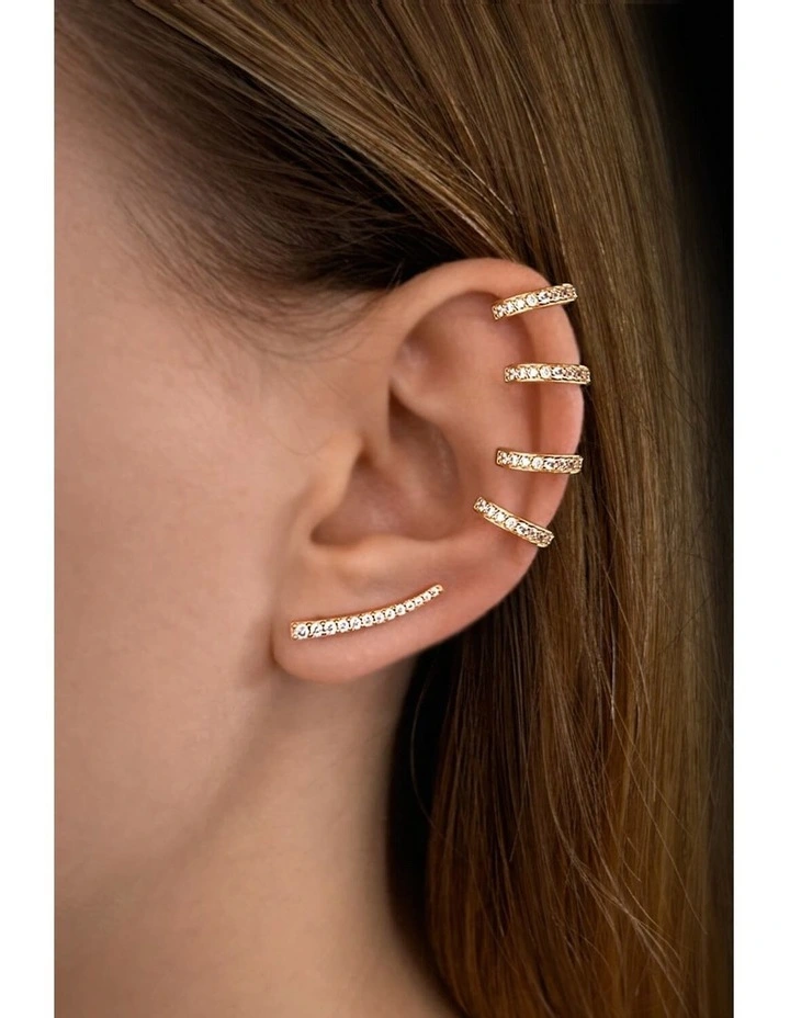 Edge Ear Cuff in Gold