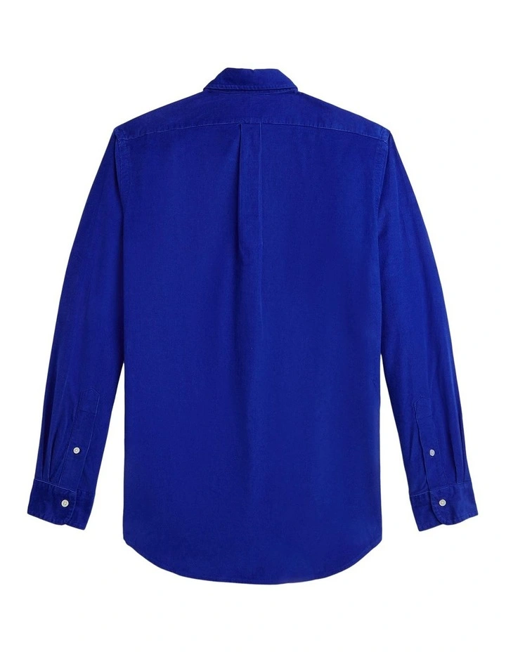 Classic Fit Corduroy Shirt in Blue