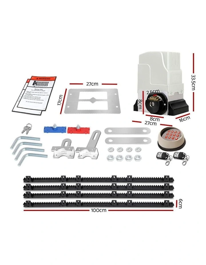 Sliding Electric Gate Opener 1800Kg 4m Rail