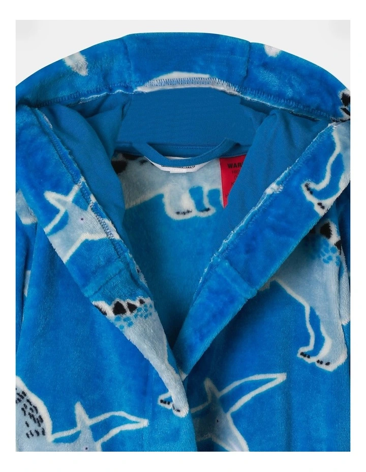 Milkshake Dino Gown in Bright Blue