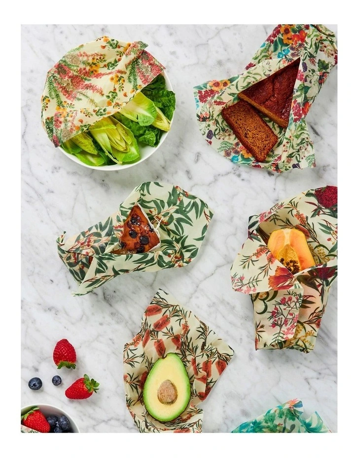 Royal Botanic Gardens Beeswax Wrap Set Of 2 Euphem Gift Pack