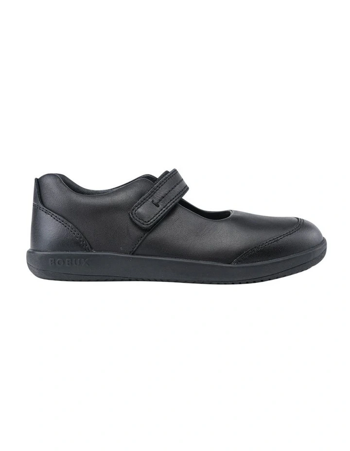 Kid Quest Mary Jane Black School Shoes