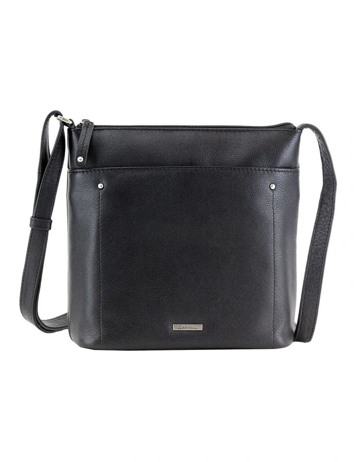 Nomad Black Zip Top Crossbody Bag JWM136