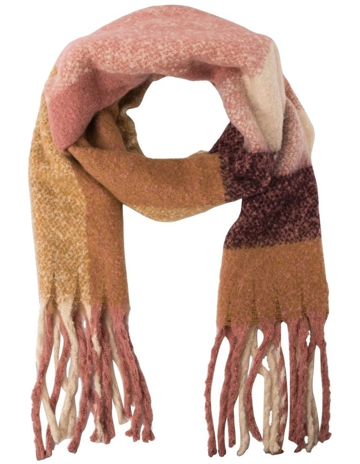 Big Block Scarf in Sunset