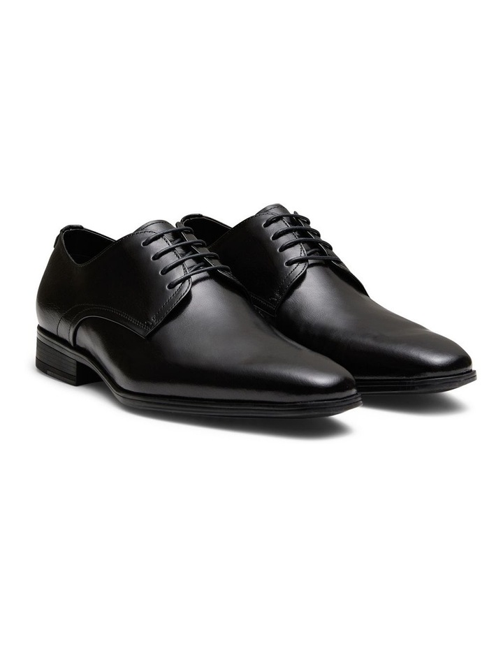 Markus Leather Derby Shoes in Black