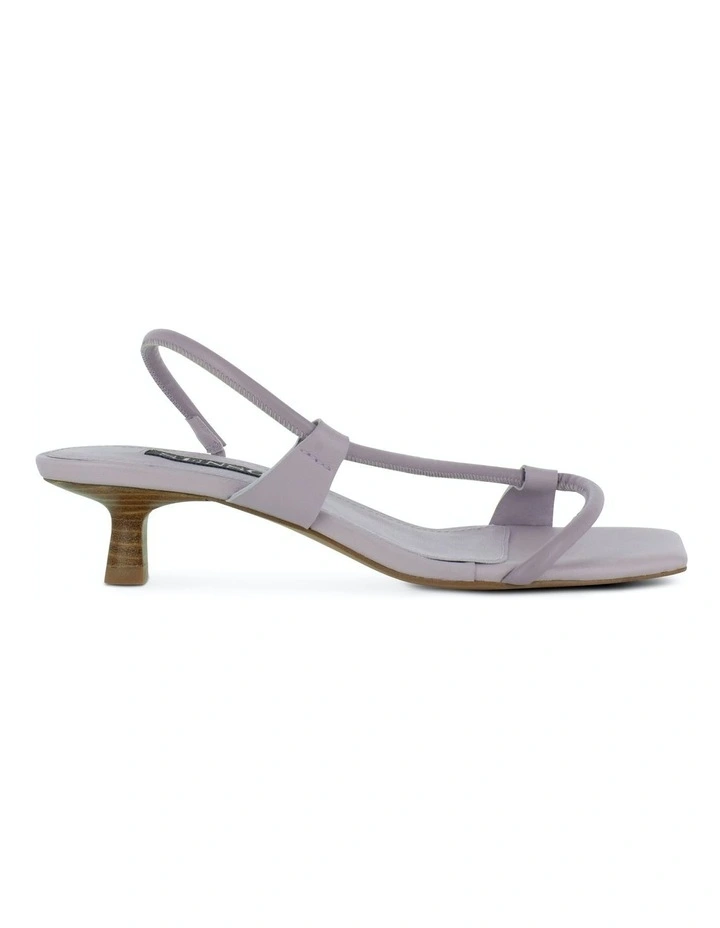 Teyana Heeled Sandals in Purple