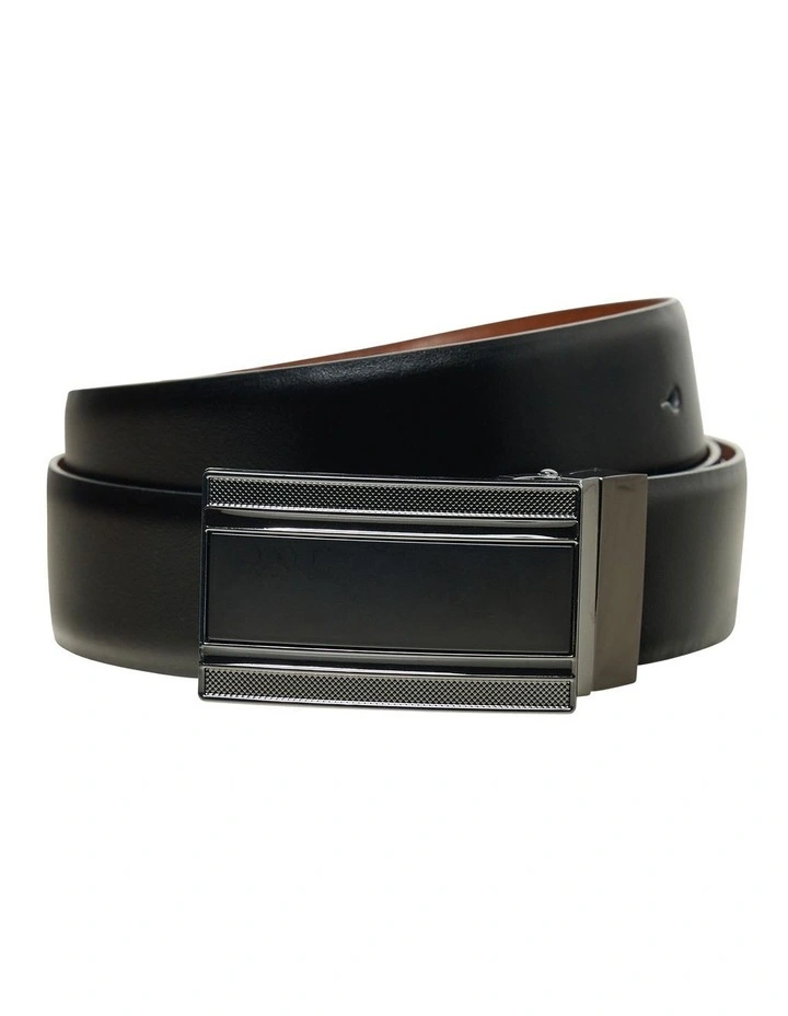 Fredrick Reversible Belt in Black/Brown