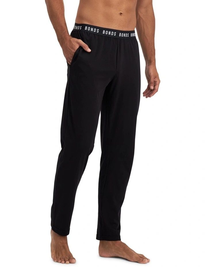 Sleep Jersey Pant in Black