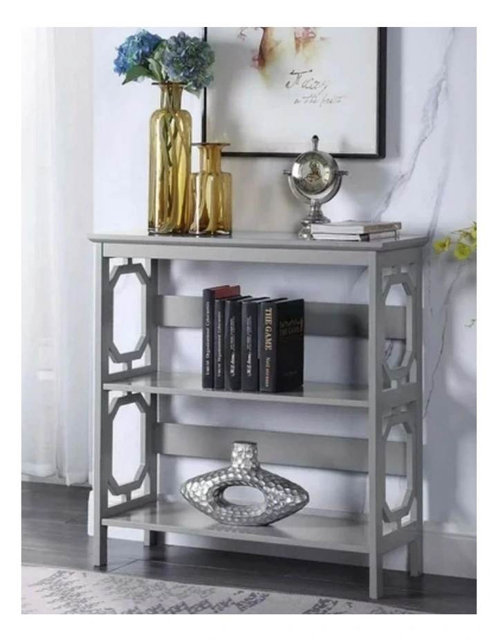 Omega 3 Tier Bookcase in Grey