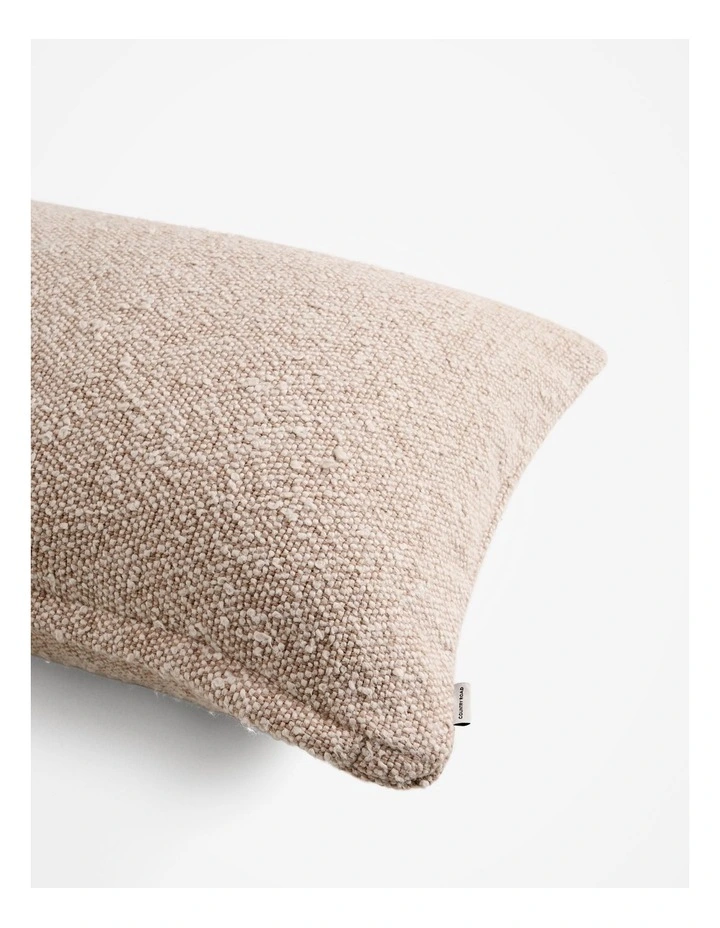 Marley Organically Grown Cotton Cushion 40x80 in Natural