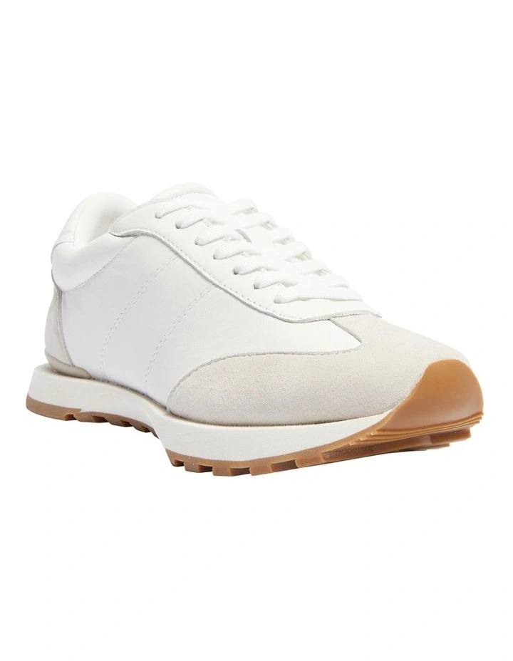Boston Sneakers in White Glove/Suede