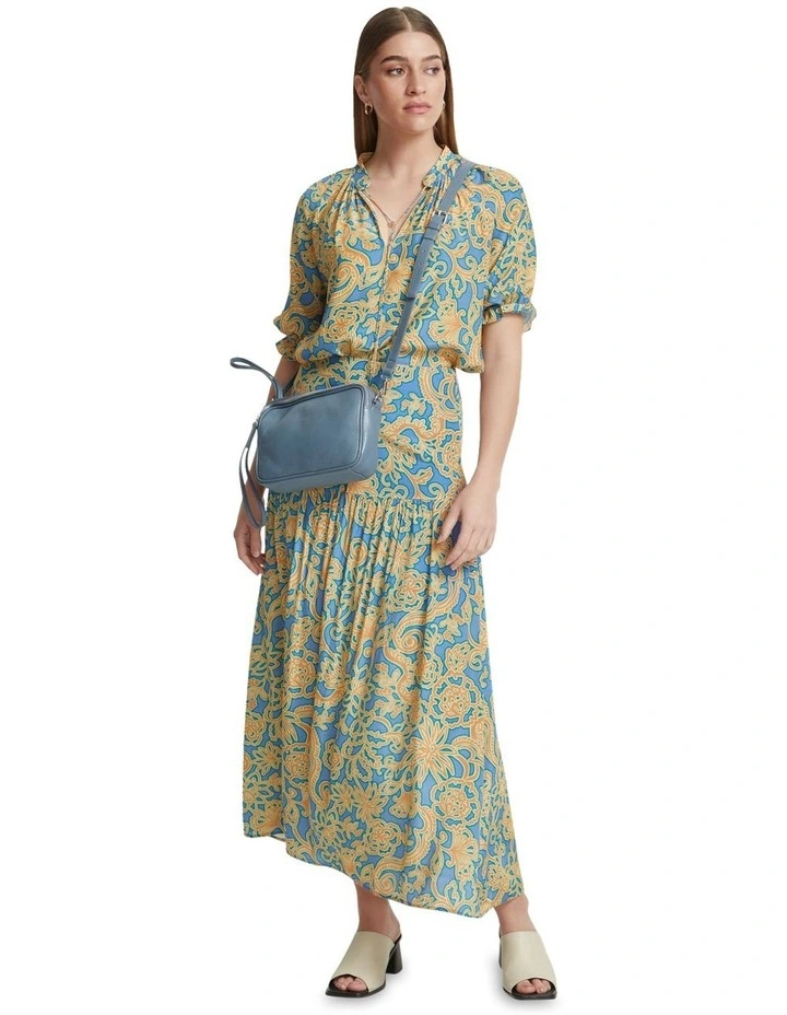 Isabel Tropics Top in Blue