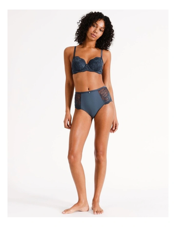Harlow Luxe Full Brief in Blue