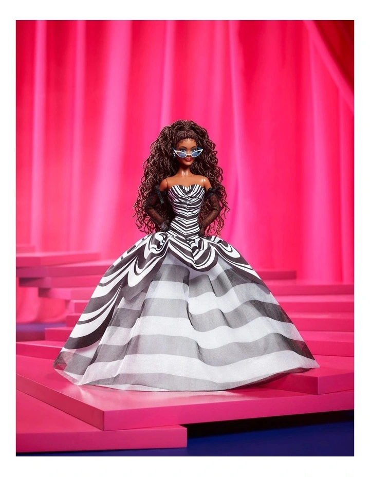 Signature 65th Anniversary Collectible Doll With Brown Hair Gown