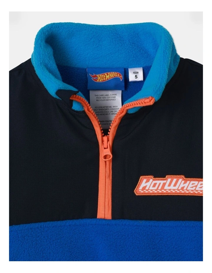 Polarfleece Sweat Top in Blue