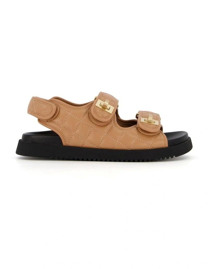 Lockstock Sandals In Camel