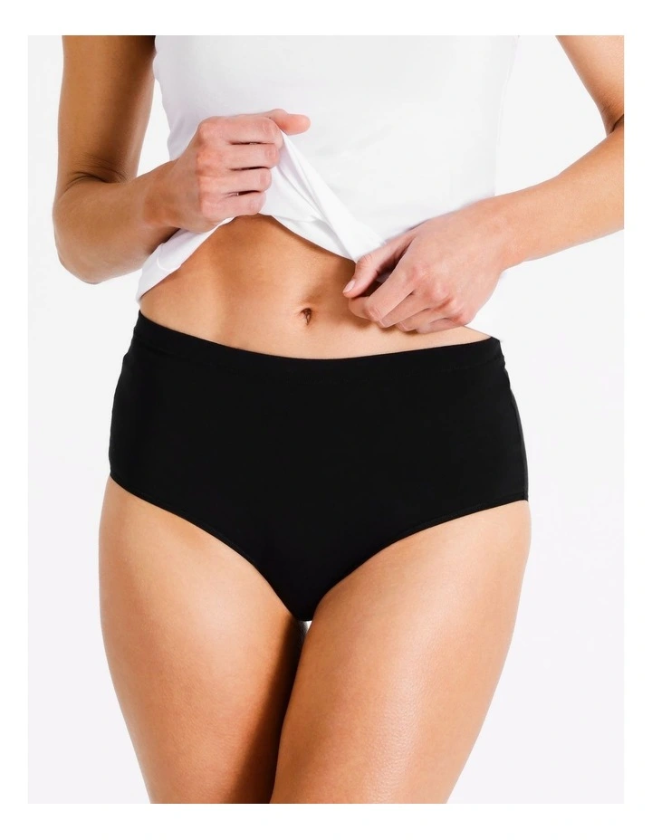Organic Cotton Bikini in Black