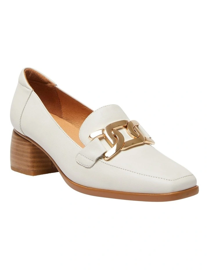 Sophia Heeled Shoes in Ivory Glove