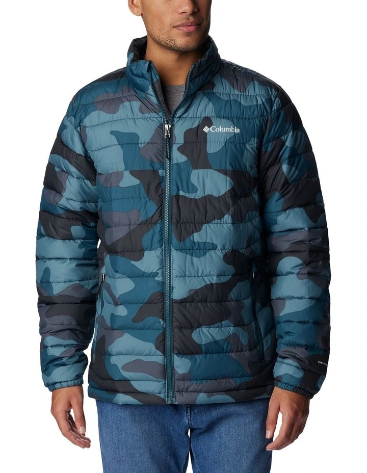 Powder Lite Insulated Jacket in Metal Mod Camo Print