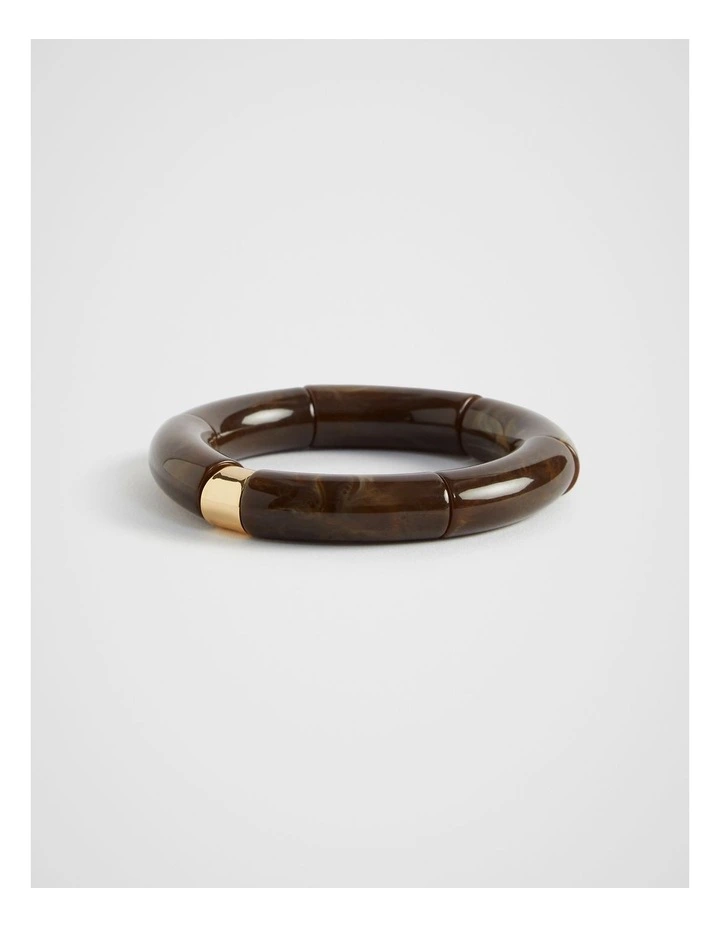 Resin Bracelet in Dark Espresso