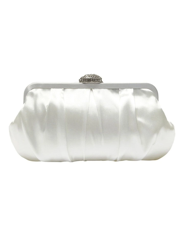 Concord Satin Bag In Cream