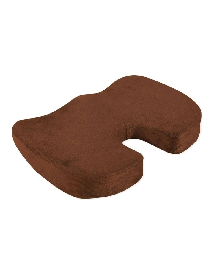 U-Shape Premium Quality Memory Foam Seat in Brown