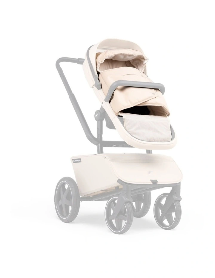 Foot Muff Pram in Clay