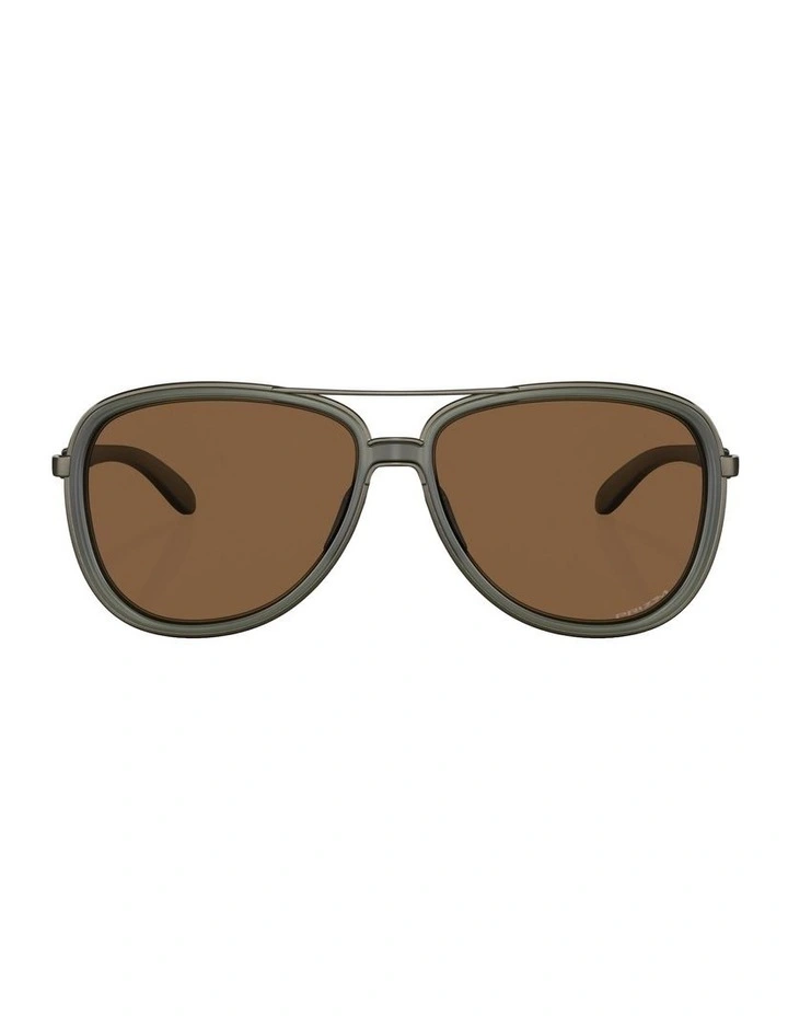 Split Time Sunglasses in Green