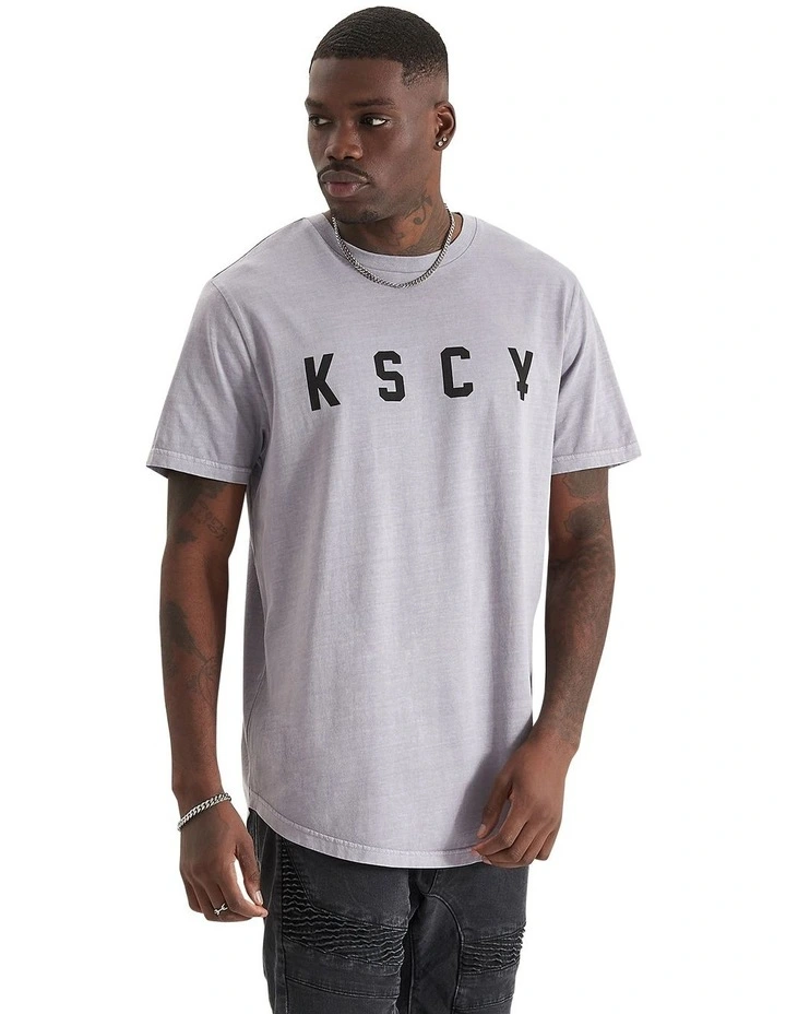 Celestial Dual Curved Tee in Lavender
