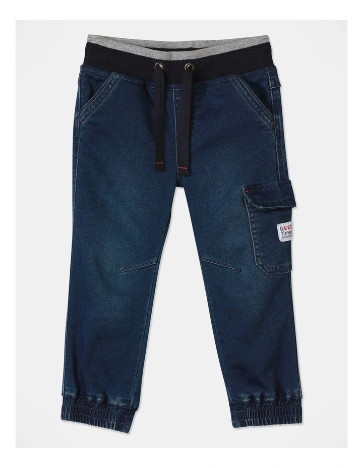 Bob Knit Denim Jean in Denim