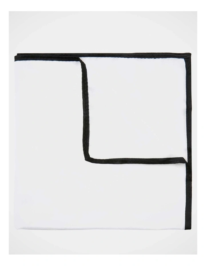 Classic Pocket Square in White