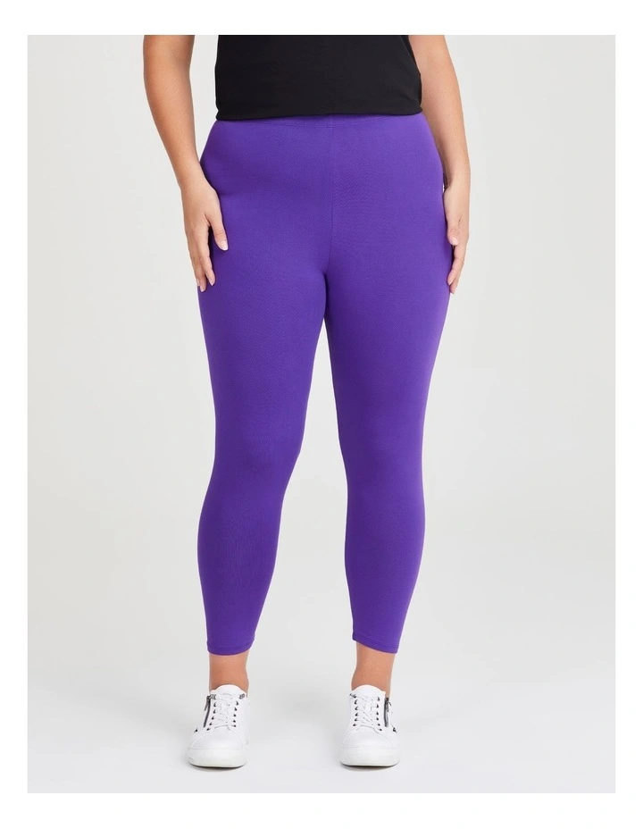 Bamboo Breezy 7/8 Legging in Iris