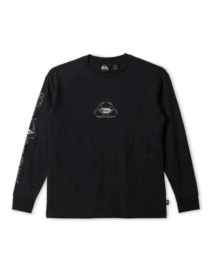 Bio Hazard Long Sleeve T-shirt in Black