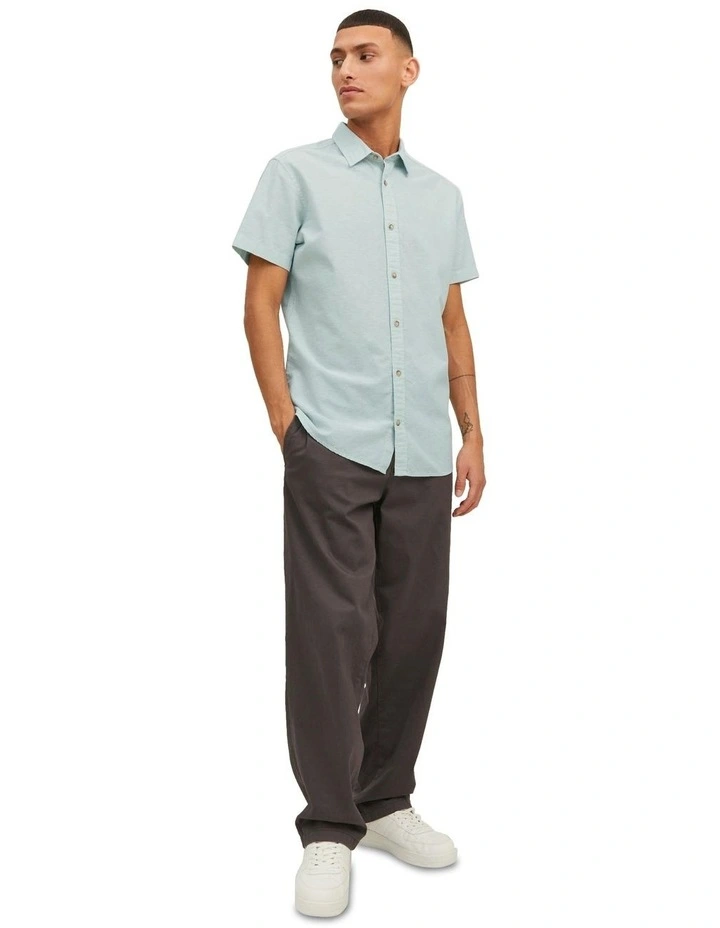 Summer Linen Shirt in Green