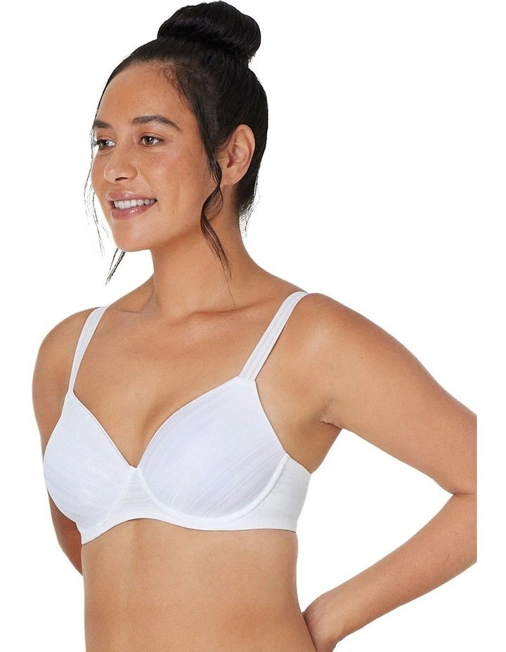 Rita Full Coverage Contour Bra in White