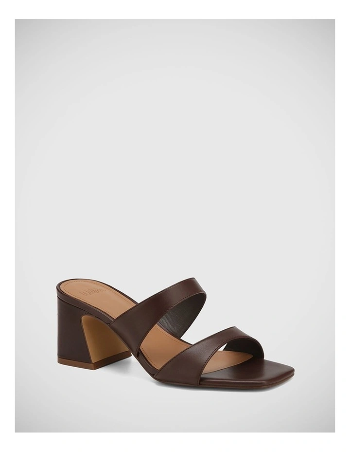 Miouk Leather Sandal in Espresso