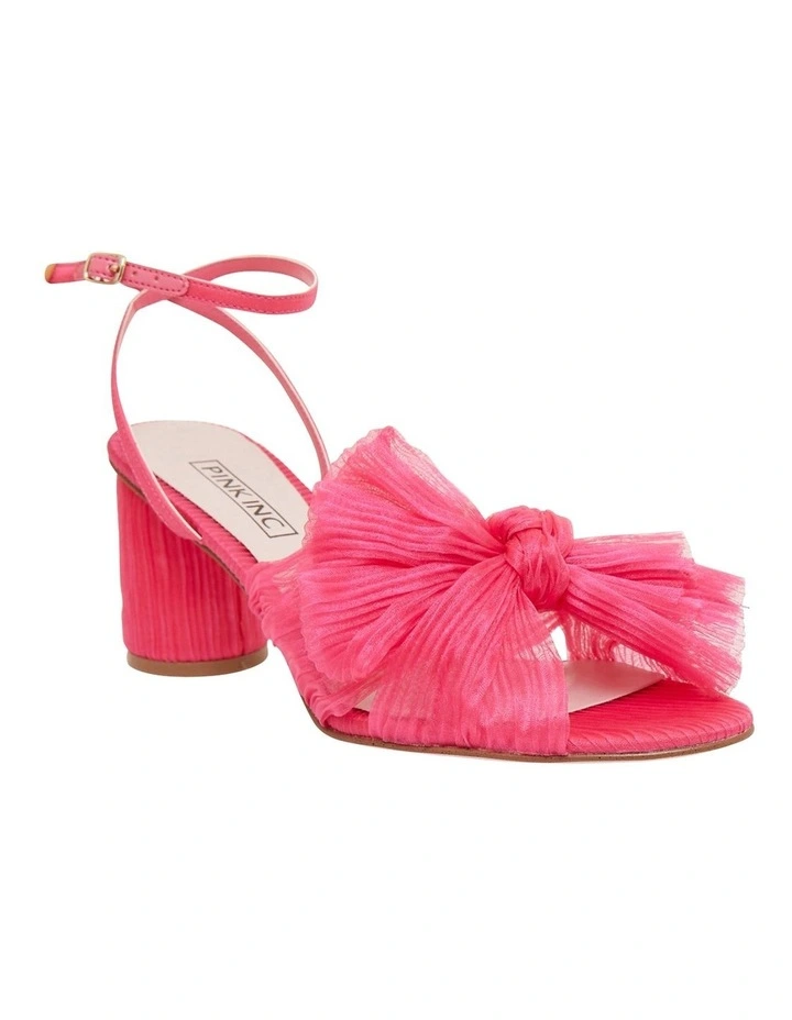 Secret Fuchsia Fabric Sandals