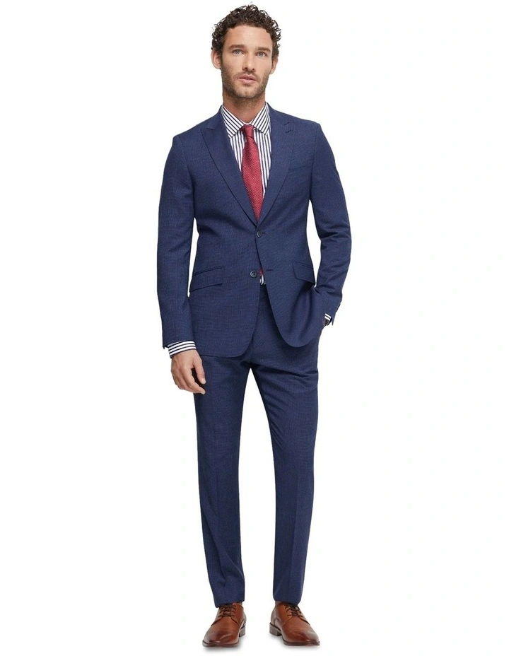New Hopkins Wool Suit Jacket in Blue